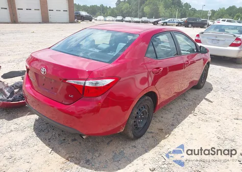 2016 Toyota Corolla Le из США, поврежденный, VIN 2T1BURHE5GC554930